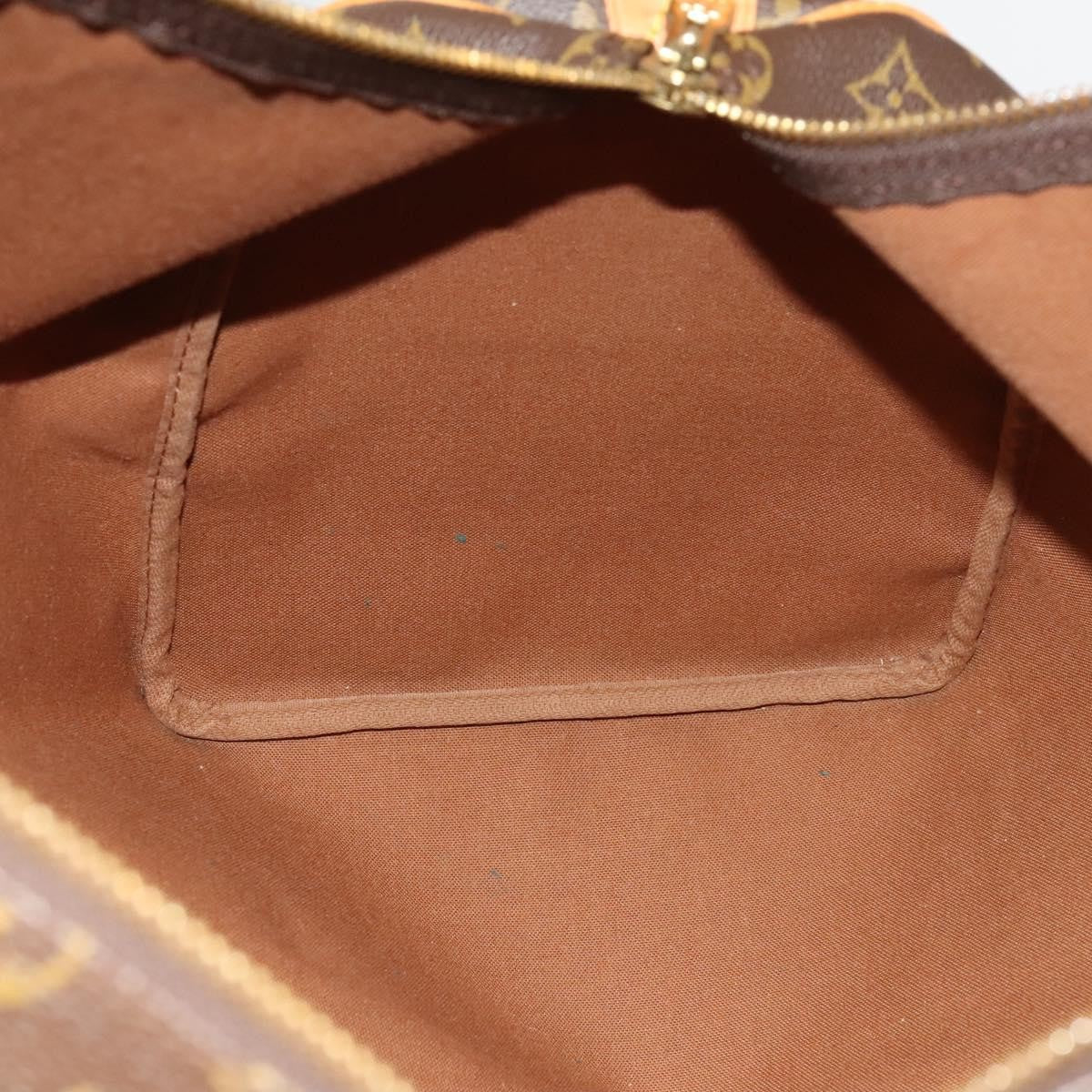 Louis Vuitton Keepall Bag Monogram Canvas, BROWN, CANVAS, Travel bag