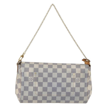 Louis Vuitton Favorite Handbag Damier, WHITE, CANVAS, Clutche & pouche