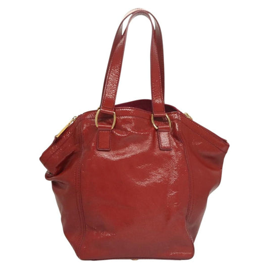 Saint Laurent Downtown Handbag Patent, RED, PATENT_LEATHER, Shoulder bag