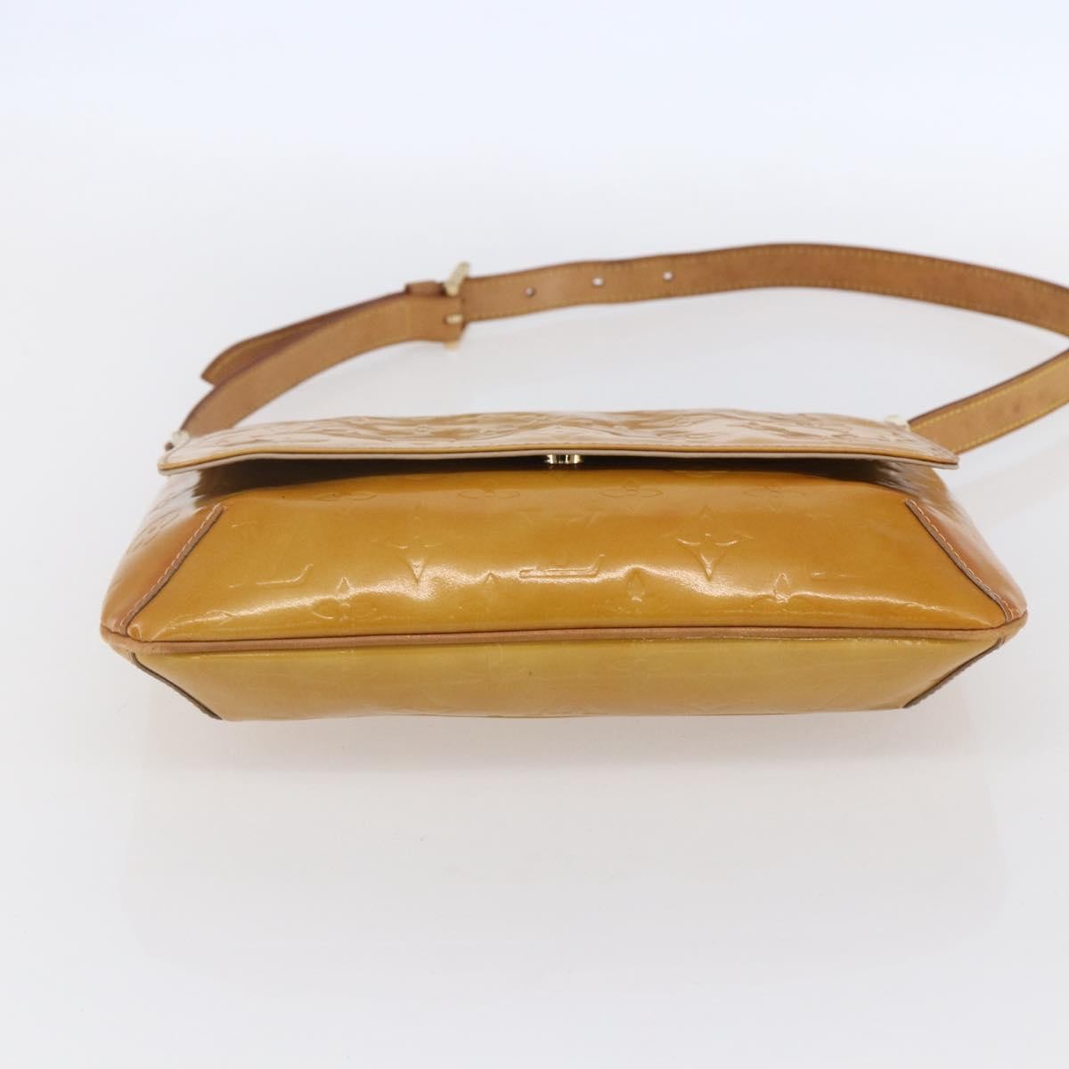 Louis Vuitton Thompson Street Handbag Monogram Vernis, BEIGE, PATENT_LEATHER, Shoulder bag