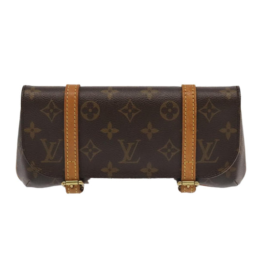 Louis Vuitton Pochette Marrell Monogram Canvas, BROWN, CANVAS, Clutche & pouche