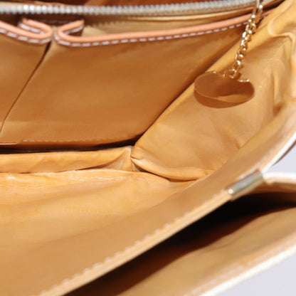 Celine Macadam Shoulder Bag PVC Leather, WHITE, CANVAS, Shoulder bag