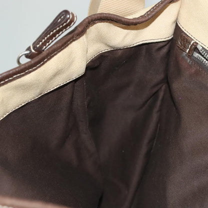 Prada Vintage Shoulder Bag Canvas, BEIGE, CANVAS, Shoulder bag