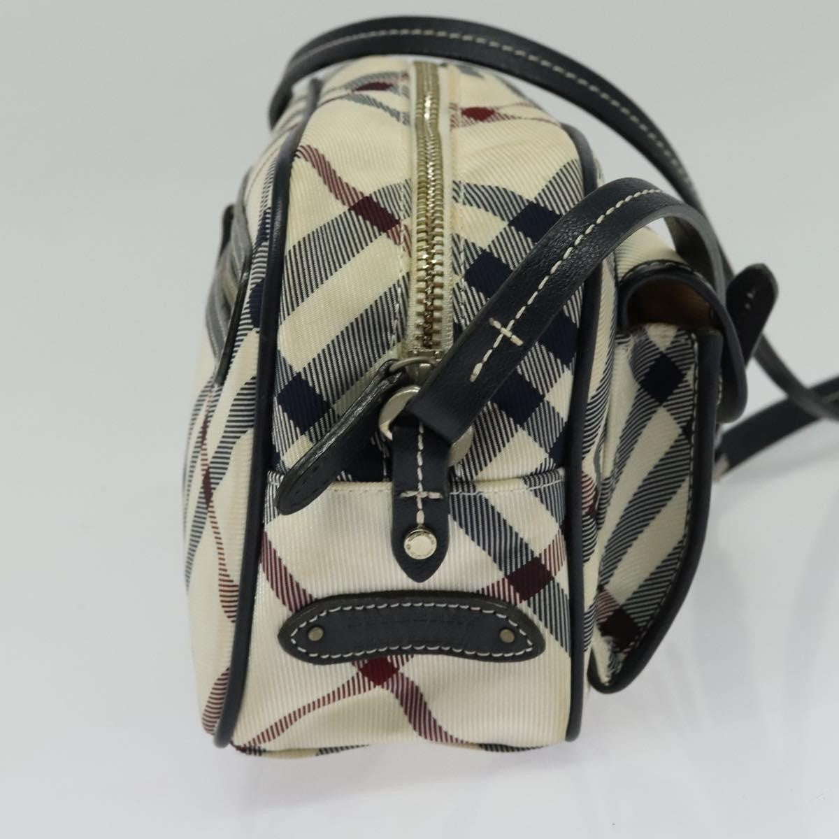 Burberry Nova Check Blue Label Canvas, BEIGE, CANVAS, Travel bag