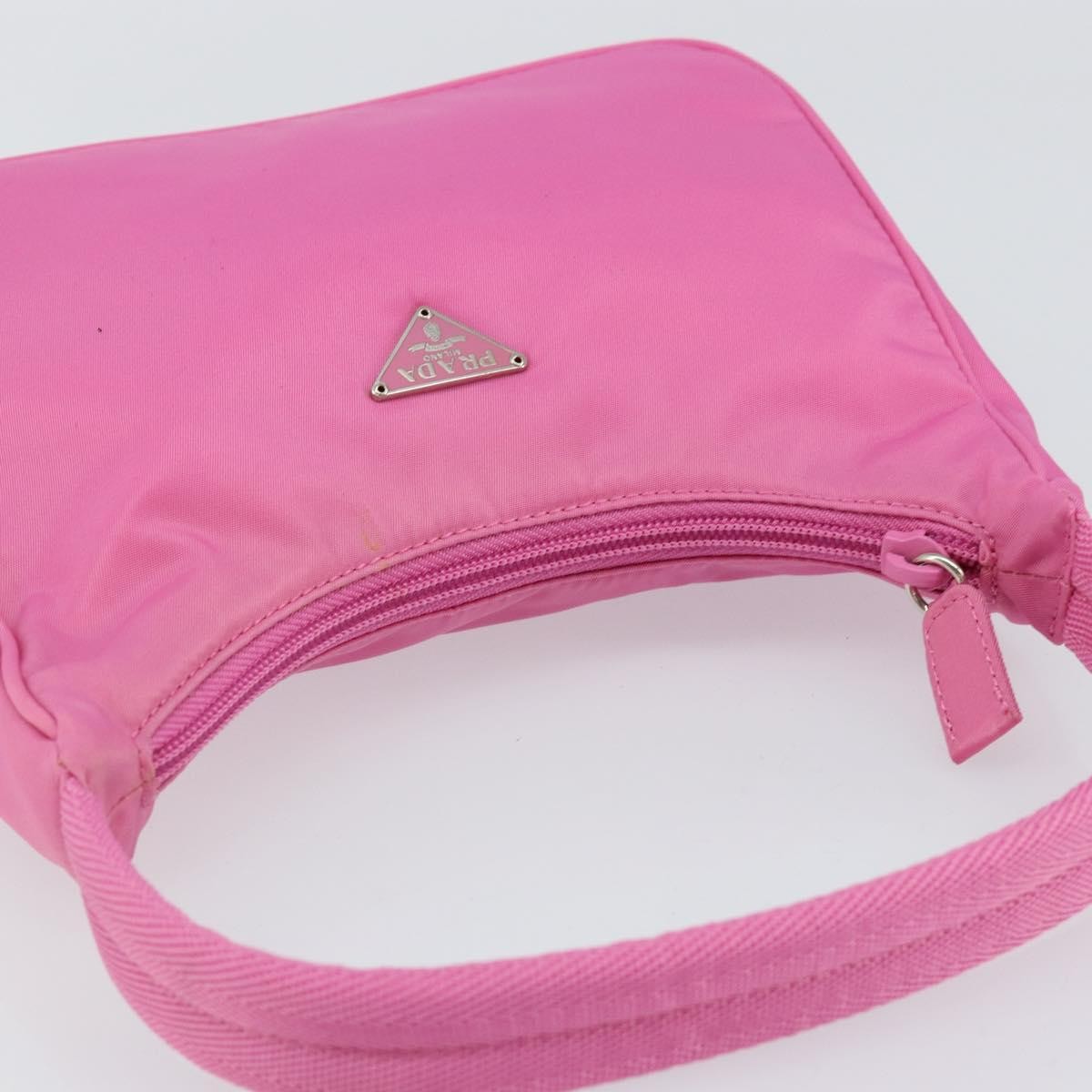 Prada Hobo Tessuto, PINK, NYLON, Handbag