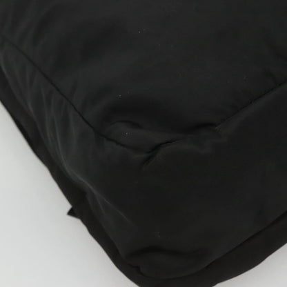Prada Vintage Flap Messenger Bag Tessuto, BLACK, NYLON, Shoulder bag