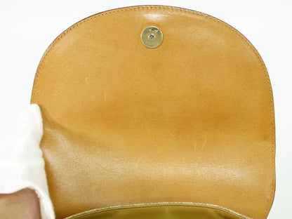 Celine Macadam Shoulder Bag PVC Leather, BEIGE, PVC, Shoulder bag