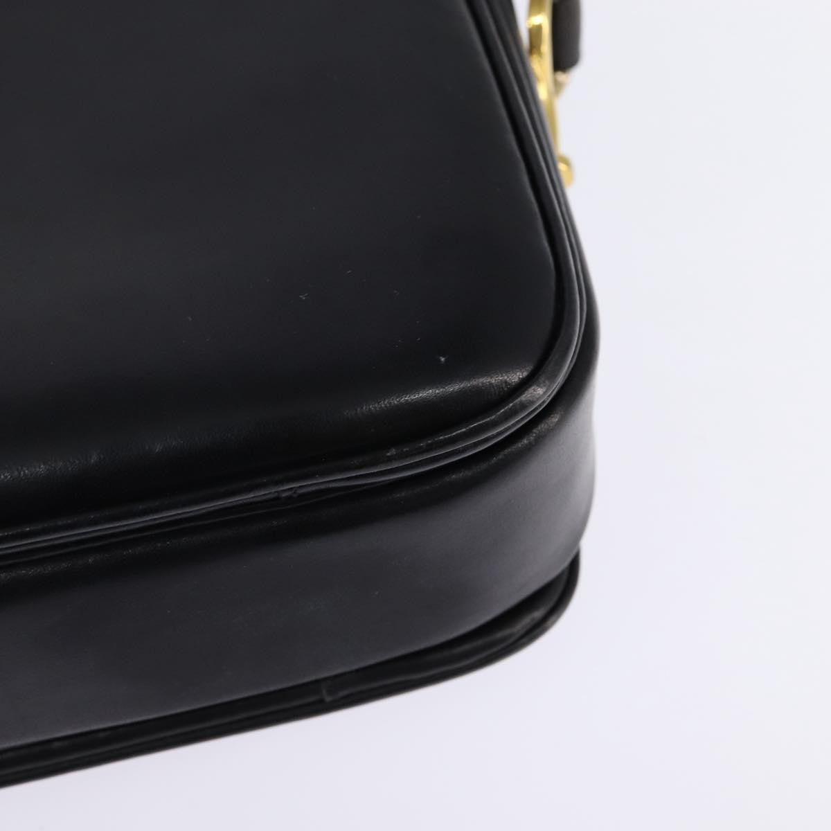 Celine Horse Carriage Shoulder bag Leather, BLACK, LEATHER, Shoulder bag