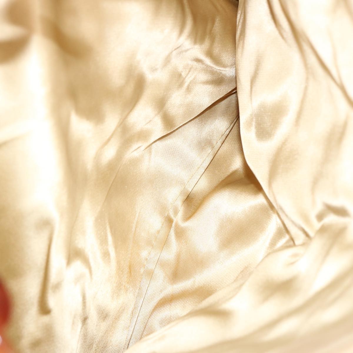 Chanel Resin Chain Handle Shoulder Bag Canvas, BEIGE, CANVAS, Shoulder bag