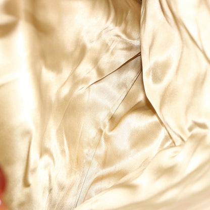 Chanel Resin Chain Handle Shoulder Bag Canvas, BEIGE, CANVAS, Shoulder bag