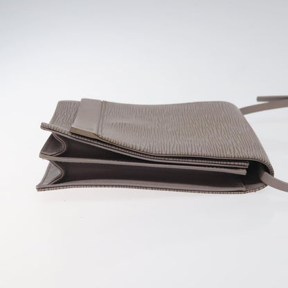 Louis Vuitton Biarritz Shoulder Bag Epi Leather, GRAY, LEATHER, Shoulder bag