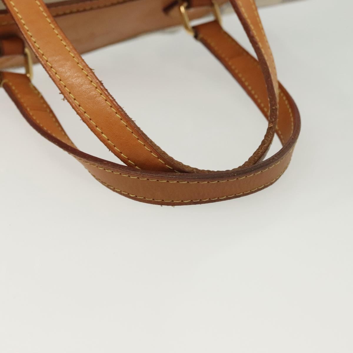 Louis Vuitton Siracusa Handbag Damier, WHITE, CANVAS, Shoulder bag