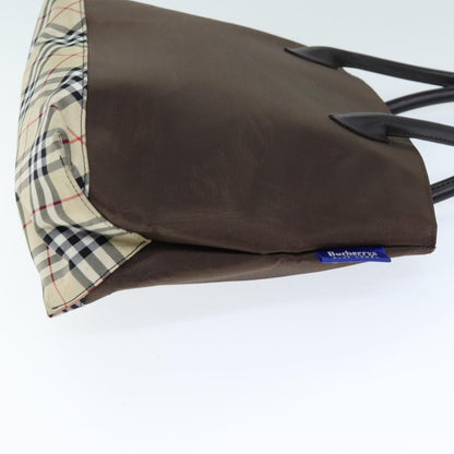 Burberry Nova Check Tote Nylon, BROWN, NYLON, Tote bag