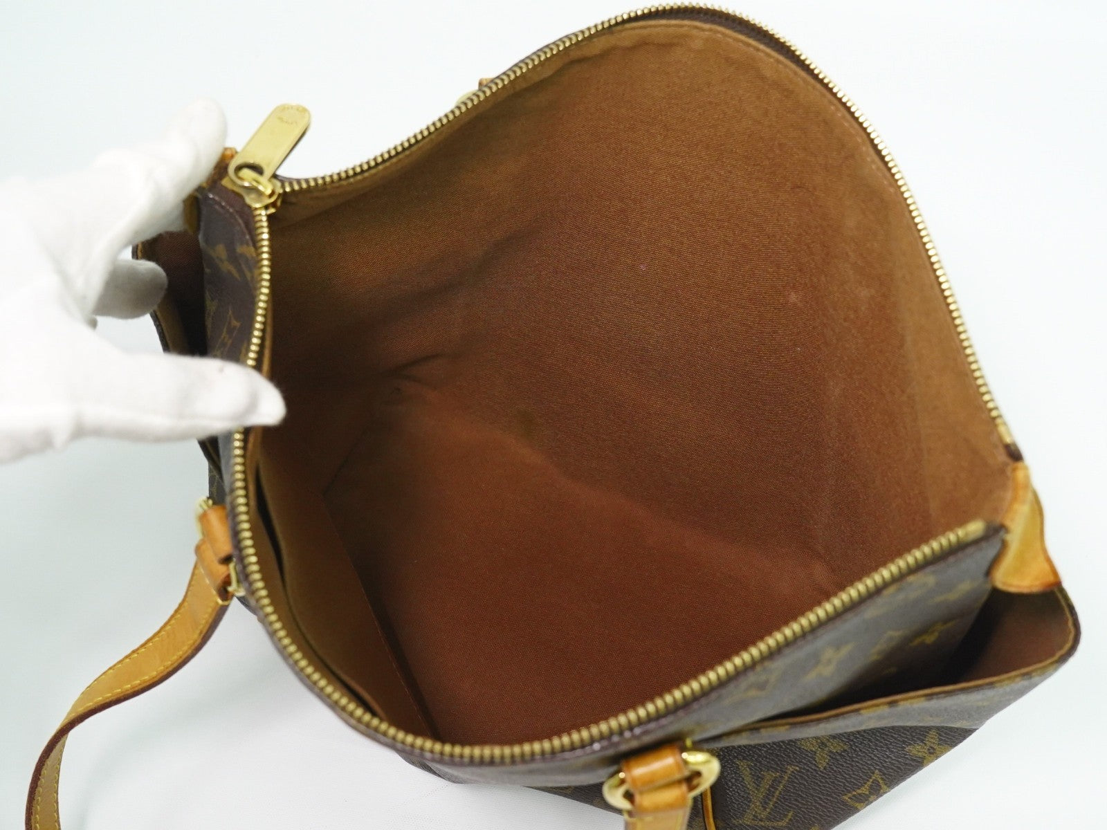 Louis Vuitton Totally Handbag Monogram Canvas, BROWN, CANVAS, Tote bag