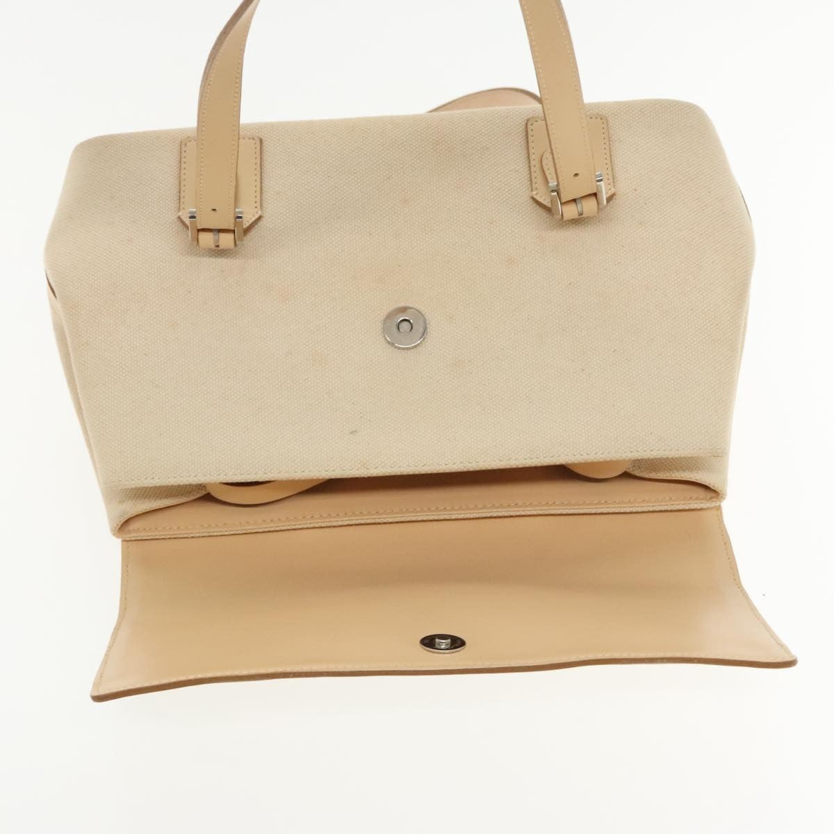 Burberry Vintage Handbag Canvas, BEIGE, CANVAS, Handbag
