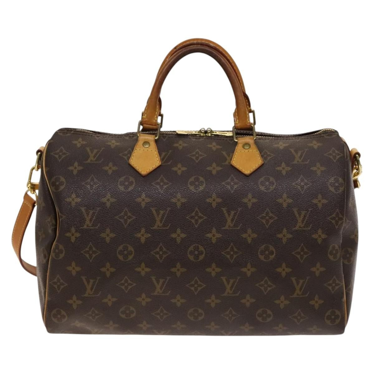 Louis Vuitton Speedy Bandouliere Bag Monogram Canvas, BROWN, CANVAS, Handbag