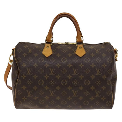 Louis Vuitton Speedy Bandouliere Bag Monogram Canvas, BROWN, CANVAS, Handbag