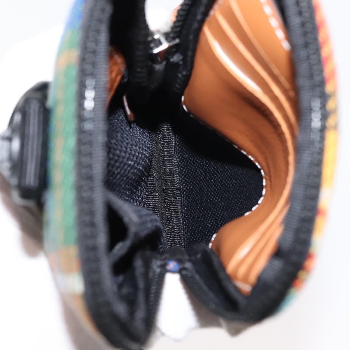 Loewe Eye/Loewe/Nature Zip Neck Pouch Canvas with Applique, MULTICOLOUR, CANVAS, Clutche & pouche