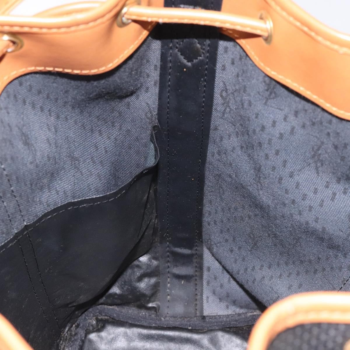 Saint Laurent Vintage Shoulder Bag Canvas, BLACK, CANVAS, Shoulder bag