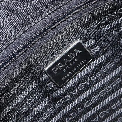 Prada Vintage Handbag Leather, BLACK, LEATHER, Shoulder bag