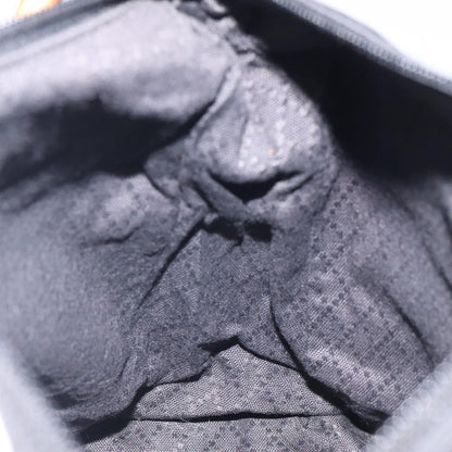 Gucci Vintage Bamboo Shoulder Bag Nylon, BLACK, NYLON, Shoulder bag