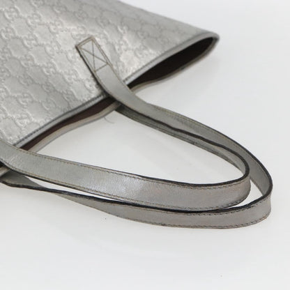 Gucci Plus Tote Guccissima Leather, SILVER, LEATHER, Tote bag
