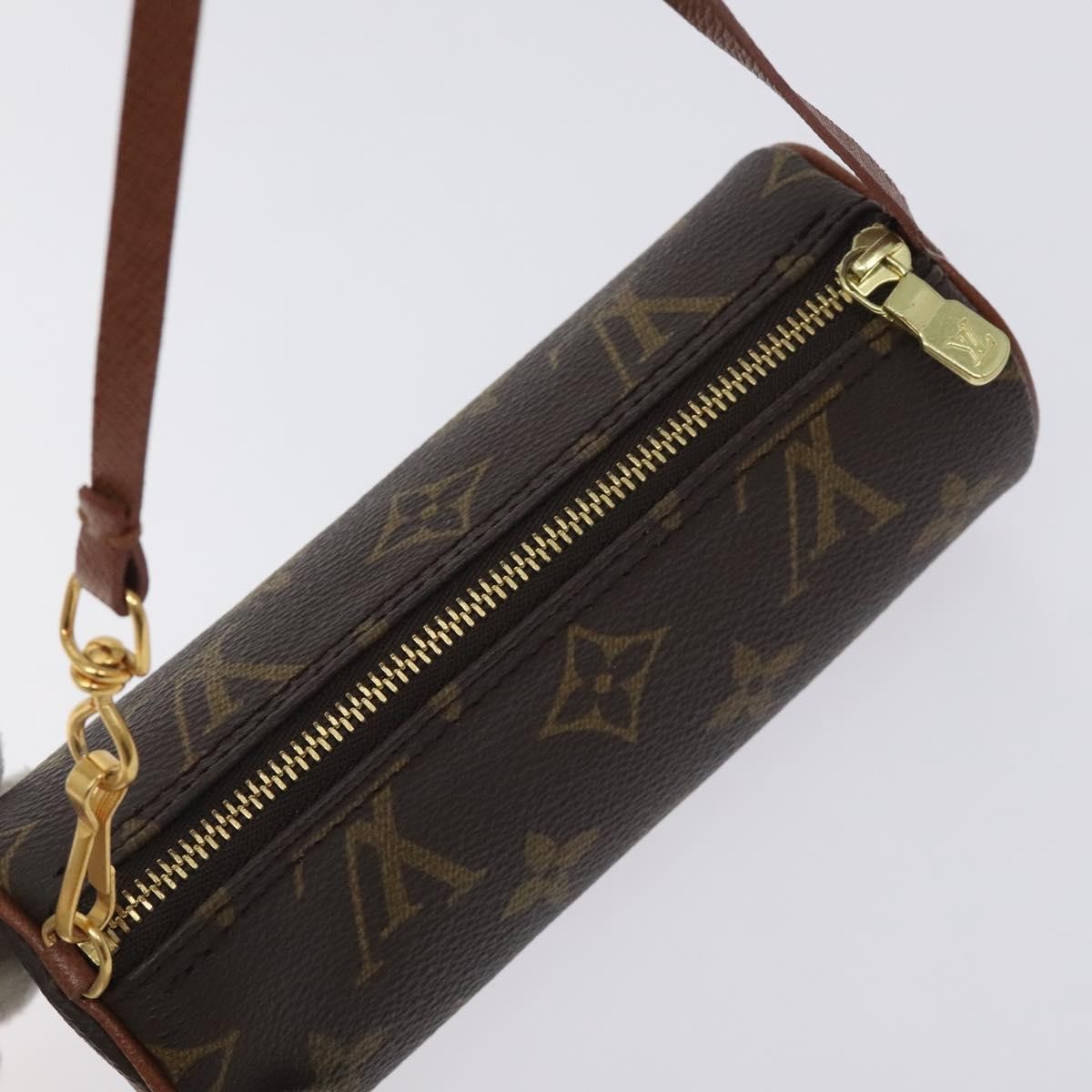 Louis Vuitton Papillon Pochette Monogram Canvas, BROWN, CANVAS, Handbag