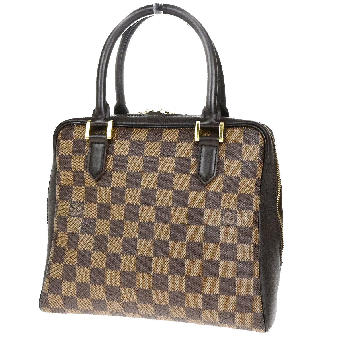 Louis Vuitton Brera Handbag Damier, BROWN, CANVAS, Handbag