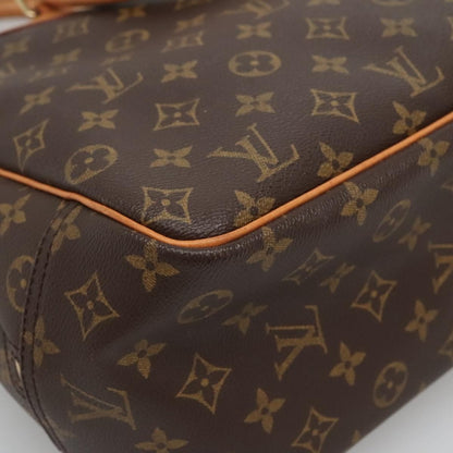 Louis Vuitton Deauville Handbag Monogram Canvas, BROWN, CANVAS, Handbag