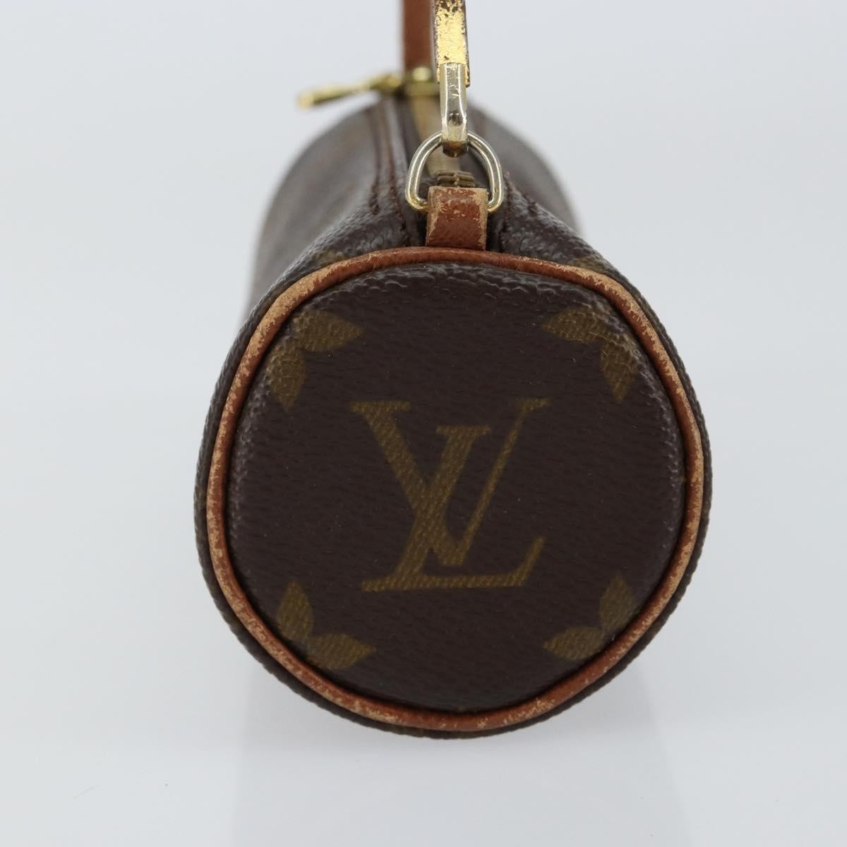 Louis Vuitton Papillon Pochette Monogram Canvas, BROWN, CANVAS, Clutche & pouche