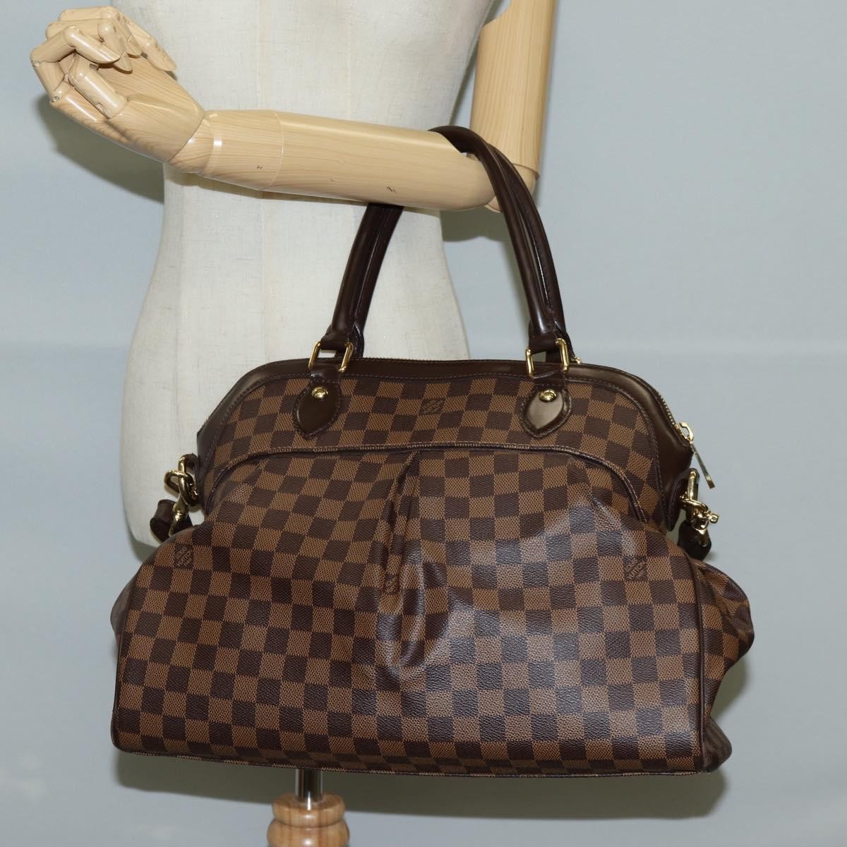 Louis Vuitton Trevi Handbag Damier, BROWN, CANVAS, Handbag