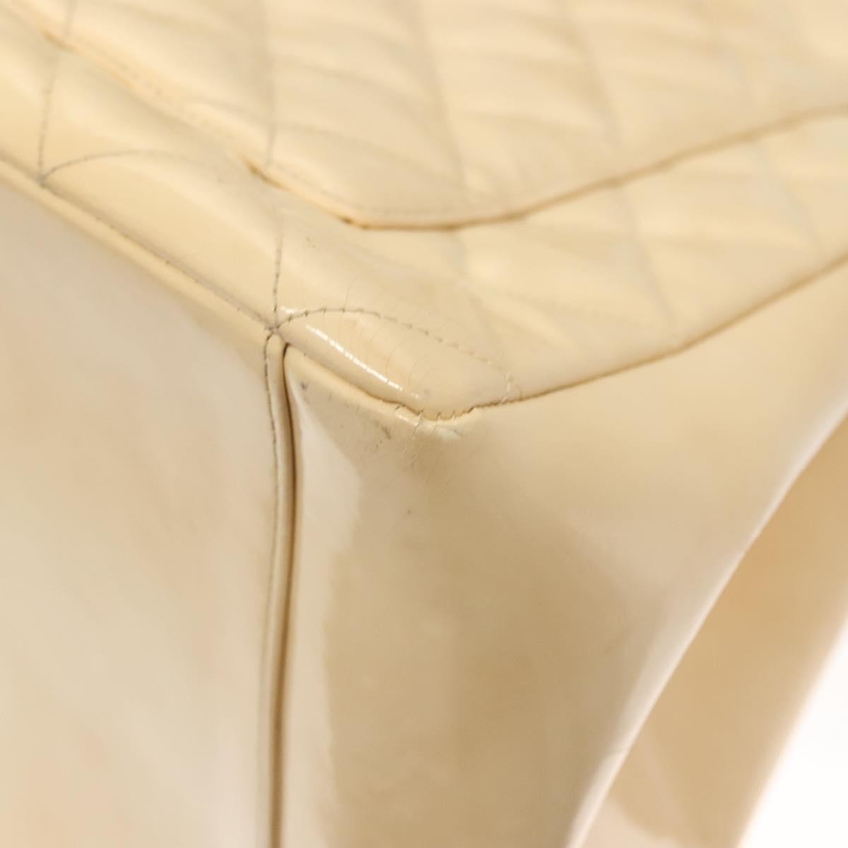 Chanel Grand Shopping Tote Quilted Patent, BEIGE, PATENT_LEATHER, Tote bag