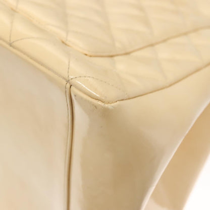 Chanel Grand Shopping Tote Quilted Patent, BEIGE, PATENT_LEATHER, Tote bag