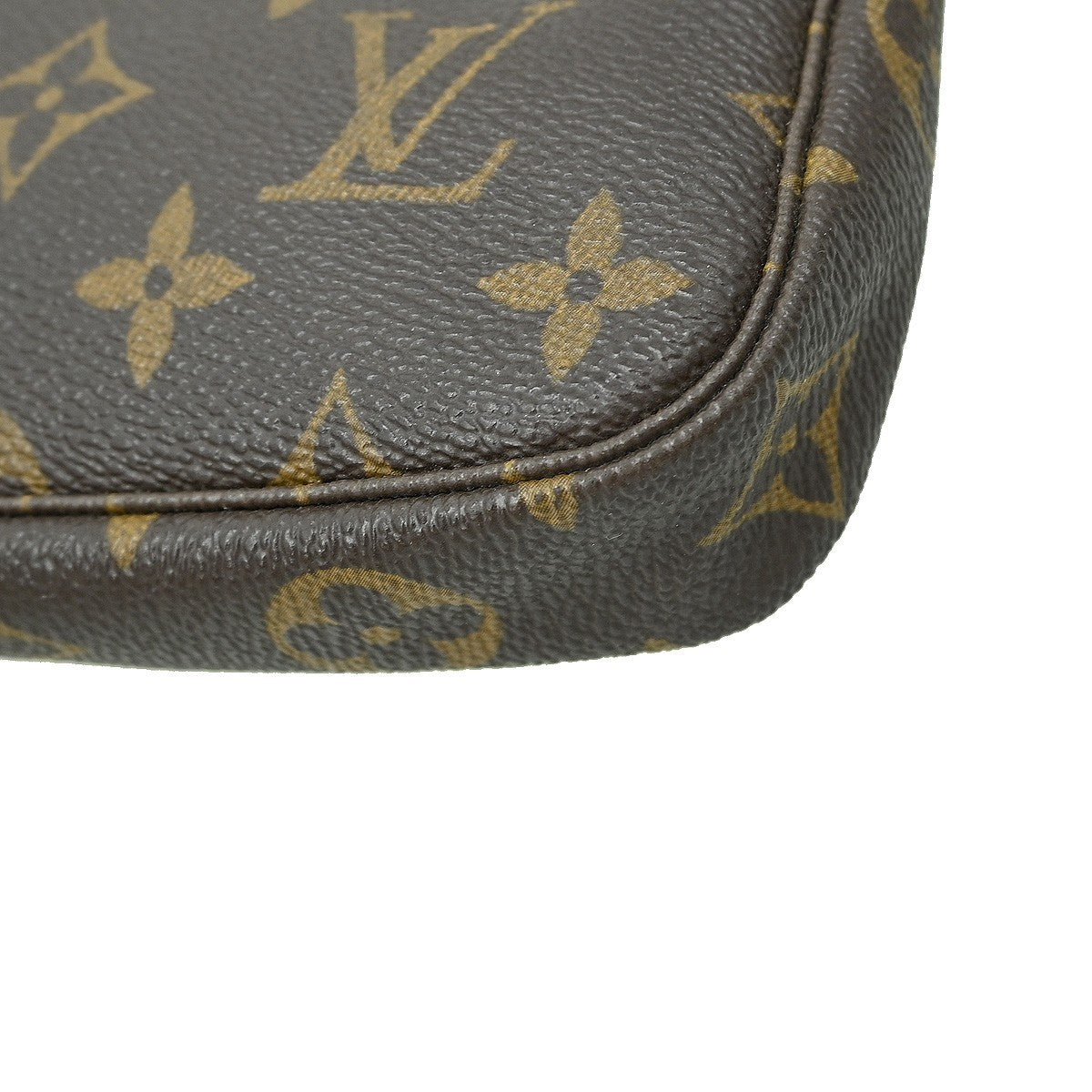 Louis Vuitton Pochette Accessoires Monogram Canvas, BROWN, CANVAS, Clutche & pouche