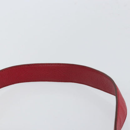 Salvatore Ferragamo Gancini Shoulder Bag Leather, RED, LEATHER, Shoulder bag