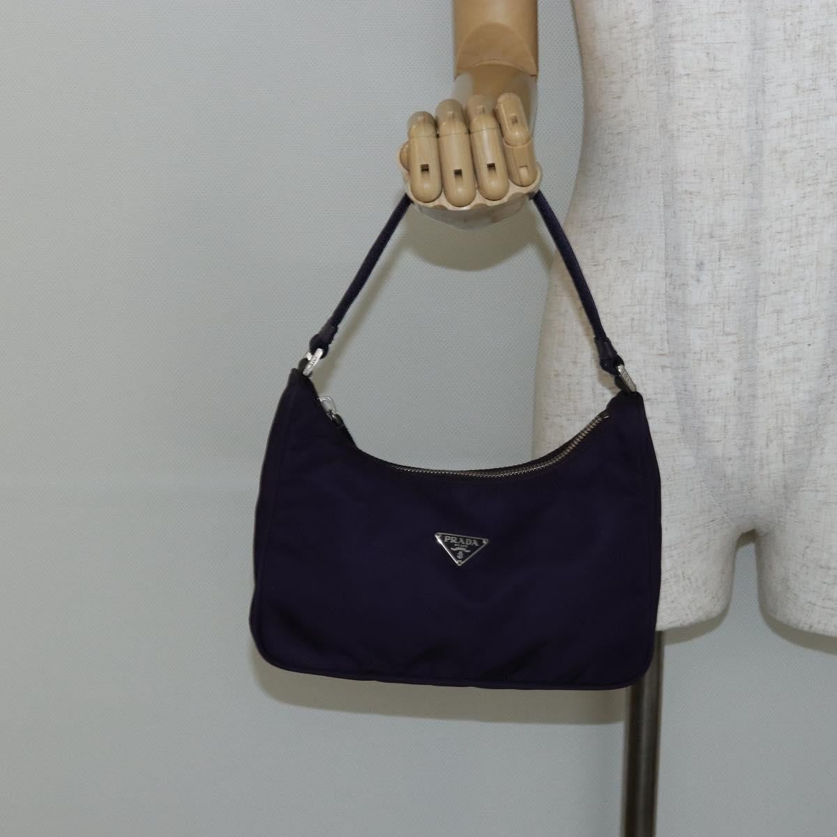 Prada Hobo Tessuto, PURPLE, NYLON, Shoulder bag