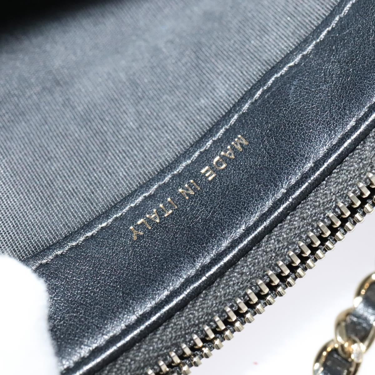 Chanel Deauville Chain wallet Raffia, NAVY, WICKER, Wallets