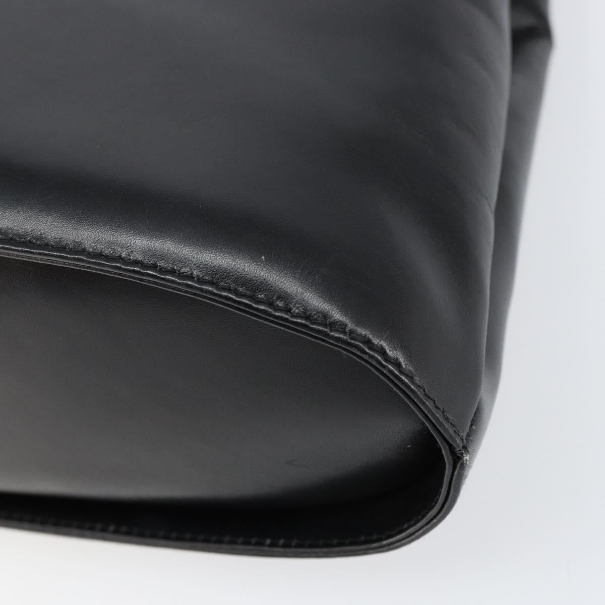 Salvatore Ferragamo Wanda Handbag Leather, BLACK, LEATHER, Handbag