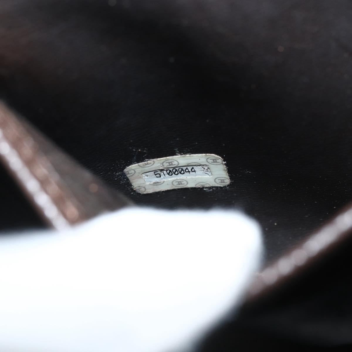 Chanel Vintage Timeless Vanity Case Caviar, BROWN, LEATHER, Handbag