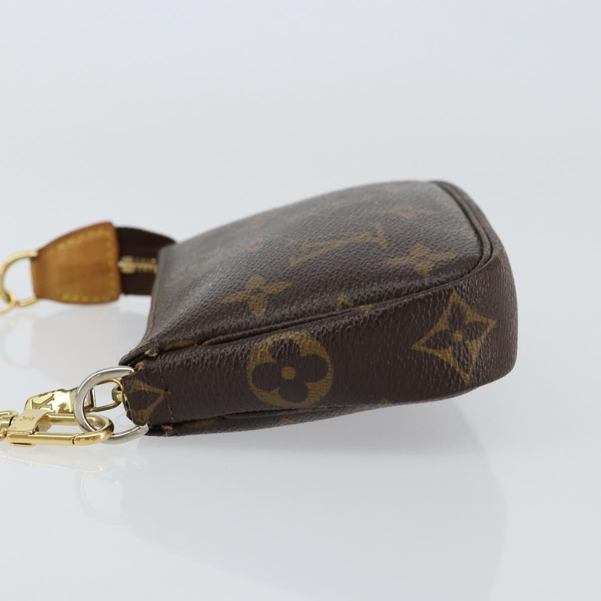 Louis Vuitton Pochette Accessoires Monogram Canvas, BROWN, CANVAS, Clutche & pouche