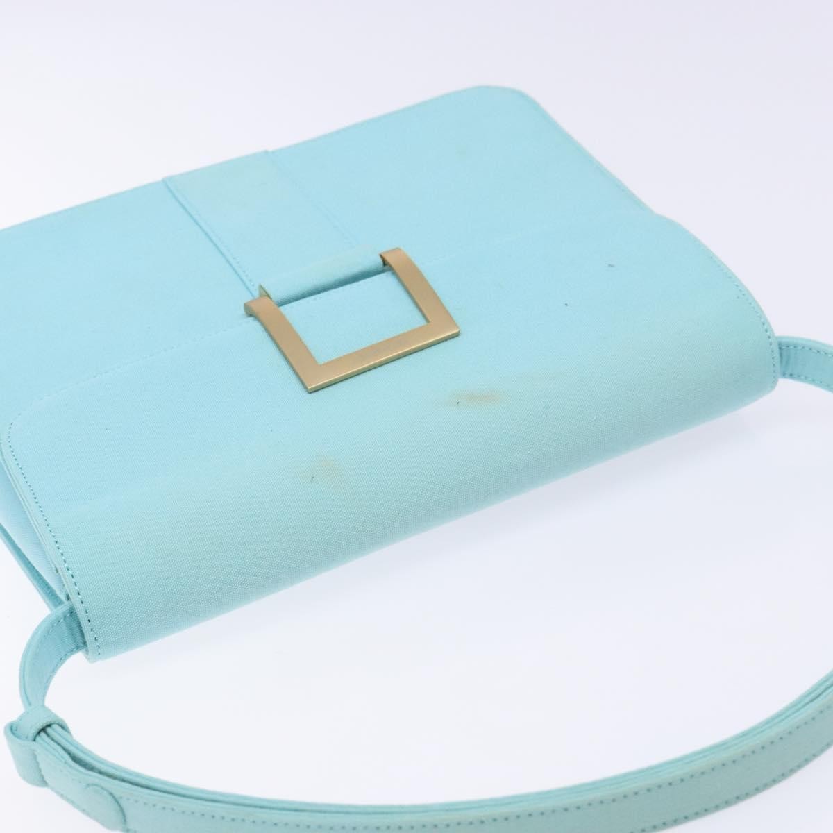 Saint Laurent Vintage Shoulder Bag Canvas, BLUE, CANVAS, Shoulder bag