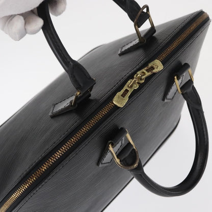 Louis Vuitton Alma Handbag Epi Leather, BLACK, LEATHER, Handbag