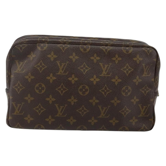 Louis Vuitton Trousse Toilette Monogram Canvas, BROWN, CANVAS, Clutche & pouche