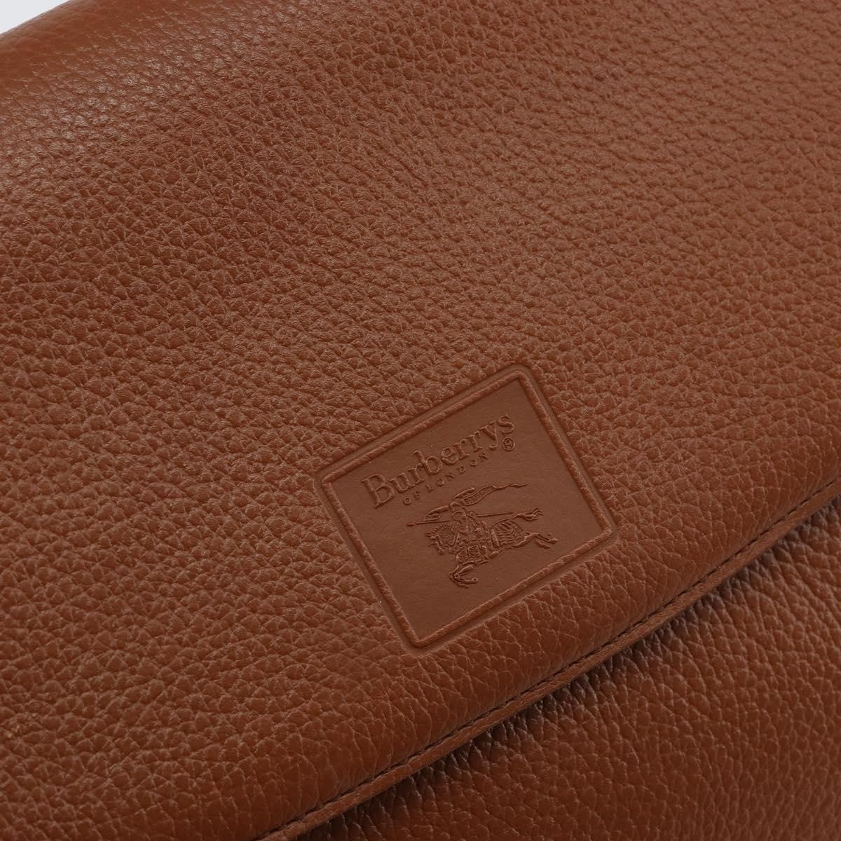 Burberry Vintage Shoulder Bag Leather, BROWN, LEATHER, Shoulder bag