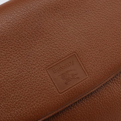 Burberry Vintage Shoulder Bag Leather, BROWN, LEATHER, Shoulder bag