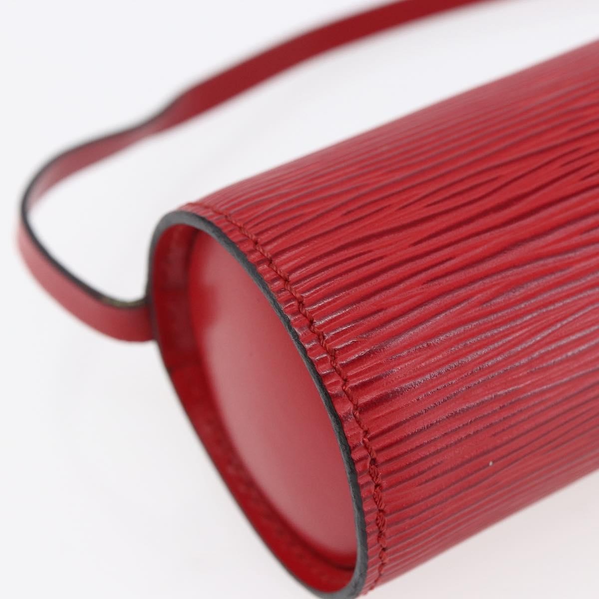 Louis Vuitton Soufflot Pochette Epi Leather, RED, LEATHER, Clutche & pouche