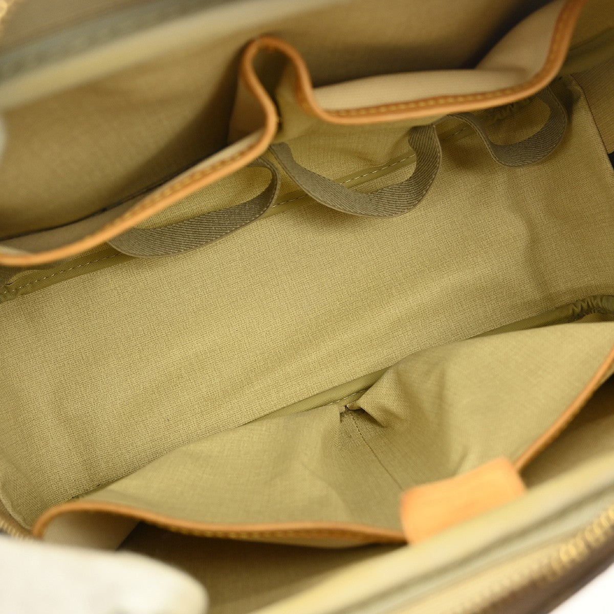 Louis Vuitton Deauville Handbag Monogram Canvas, BROWN, CANVAS, Handbag