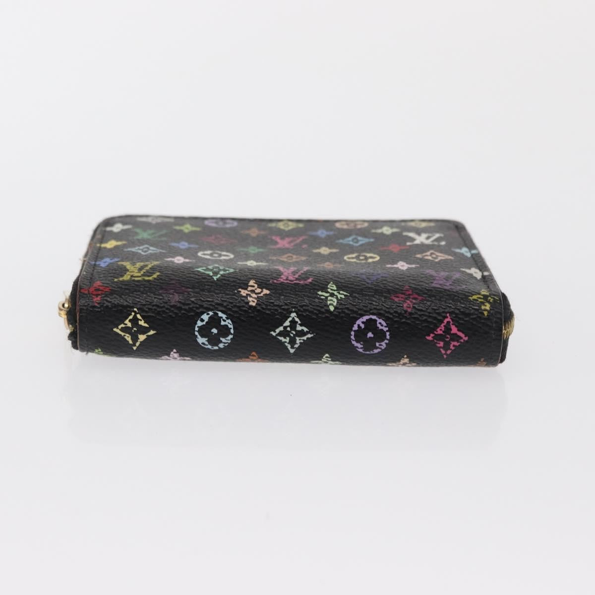 Louis Vuitton Porte-Monnaie Zippy Wallet Monogram Multicolor, BLACK, CANVAS, Wallets