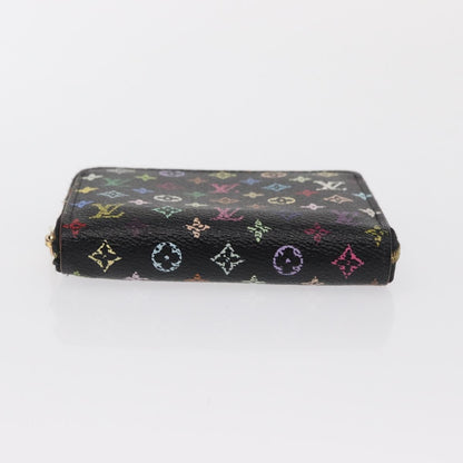 Louis Vuitton Porte-Monnaie Zippy Wallet Monogram Multicolor, BLACK, CANVAS, Wallets