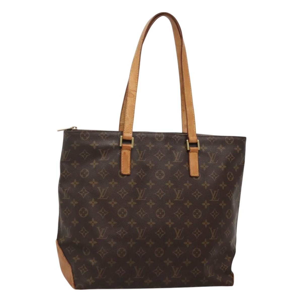 Louis Vuitton Cabas Piano Monogram Canvas, BROWN, CANVAS, Tote bag